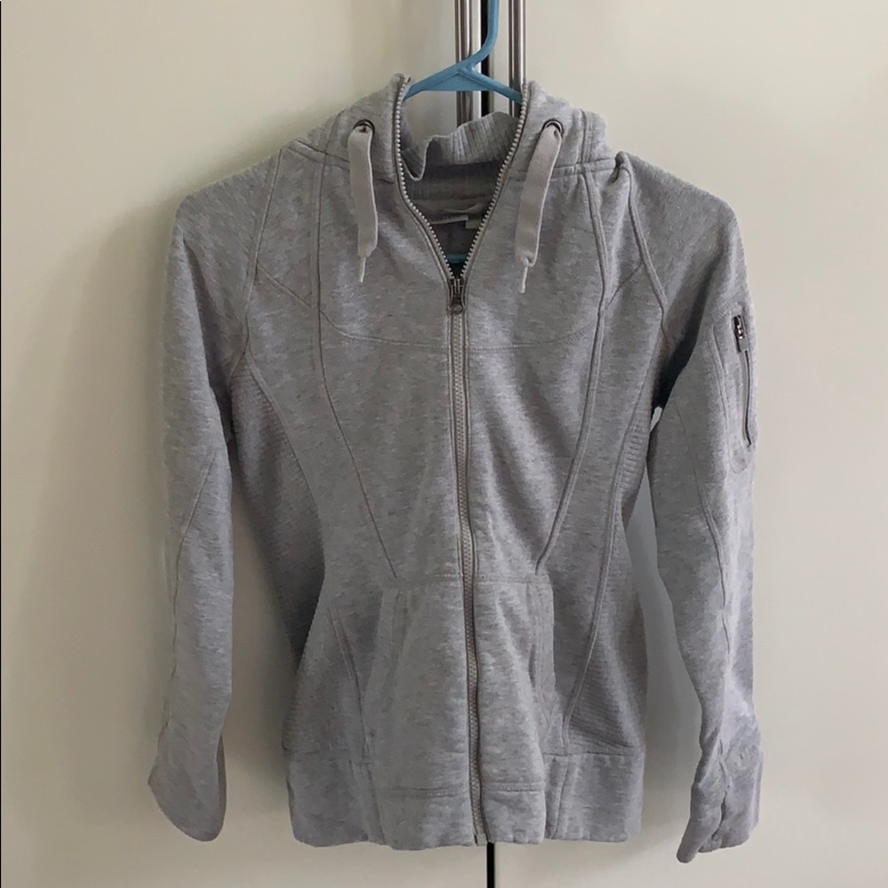 Athleta Gray Zip up jacket